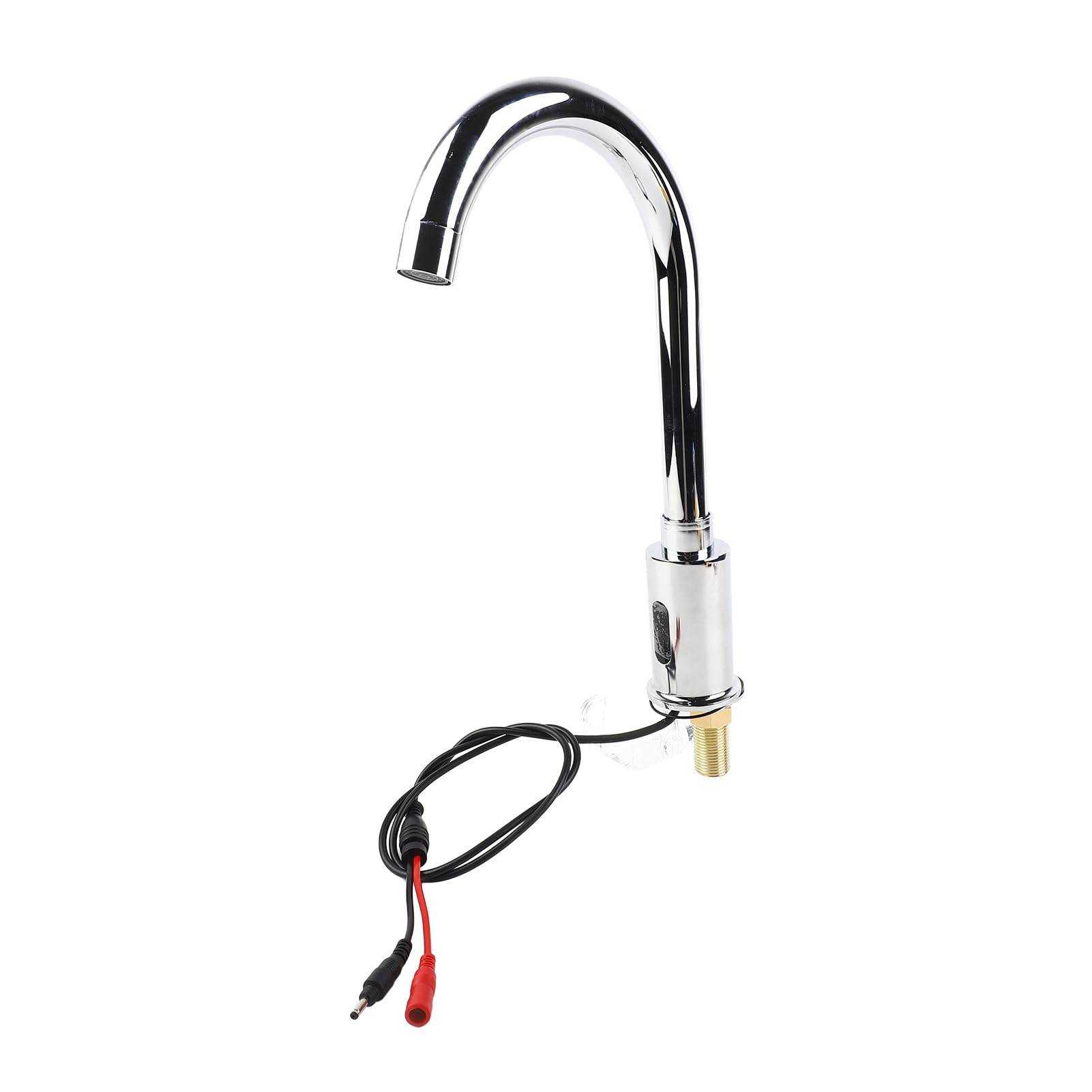 Robinet Automatique de Lavabo de Salle de Bain sans Touche, Robinet Infrarouge à Lavabo électronique en Alliage Zinc en Alliage de Salle de Bains pour le Robinet de Salle de Bain