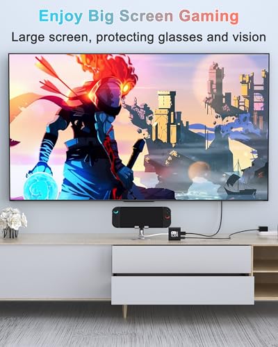 Image of Switch Dock for Nintendo Switch & OLED, 3 IN 1 Perfect Replacement, USB C to HDMI Adapter, Portable Gaming Dock, Black