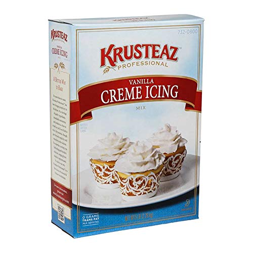 Krusteaz Professional Icing Mix, Vanilla Creme, 5 lb.