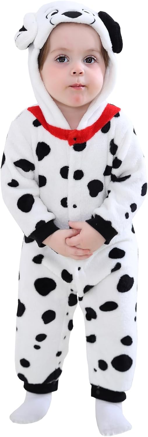 COSLAND - Disfraz de d&aacute;lmata para beb&eacute;, disfraz de animales de Hal