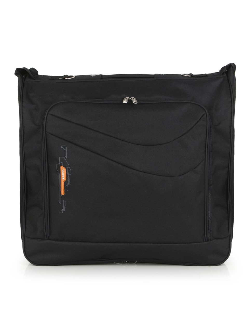 Gabol - Portatrajes de Viaje Week Eco 55x44x11 cm - Súperligero con Compartimento para Portátil 15,6″ - Fabricado en Poliéster Reciclado RPET - Interior Forrado y con Múltiples Compartimentos - Negro