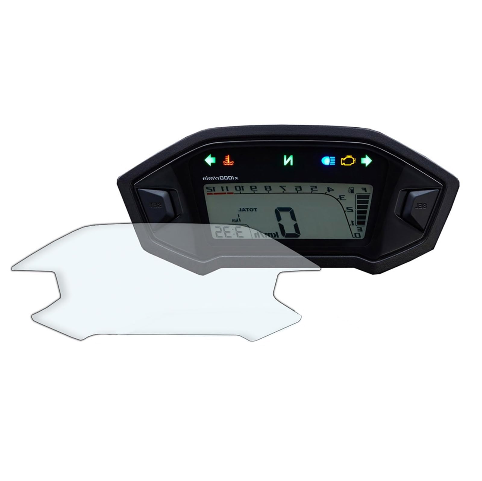 Film protection tableau de bord CBR500X en matériau haute résistance pour écran de moto