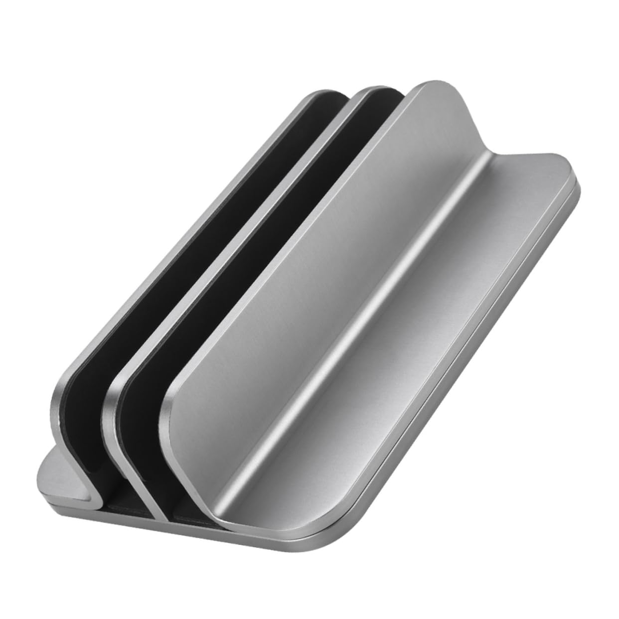 SHINEOFI Supporto Verticale per Laptop e Tablet Dock Verticale da Scrivania Stabile in Lega di Alluminio