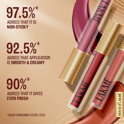 Image of LAKME ULTIMATE GLAM LIQUID LIPSTICK (CRIMSON ROSE)