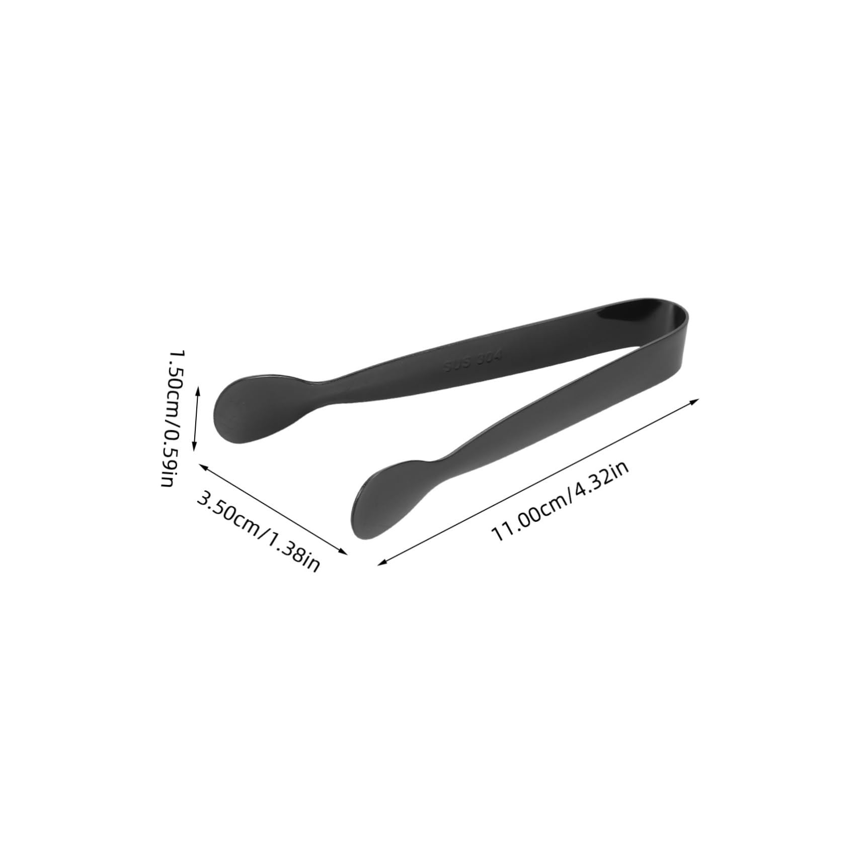 DECHOUS 5pcs Mini Serving Tongs: Small Ice Tongs for Appetizers Tea Party Coffee Bar Food Serving Desserts Ice Bucket and Snacks
