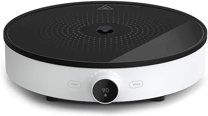 Xiaomi Mijia DCL01CM Single Induction Cooker 2100W Counter Top Heating, Electric 220V 240V Precise Safe and Powerful Control Heating Cookware LCD display Aluminuim White/Black, ZHF4045GL