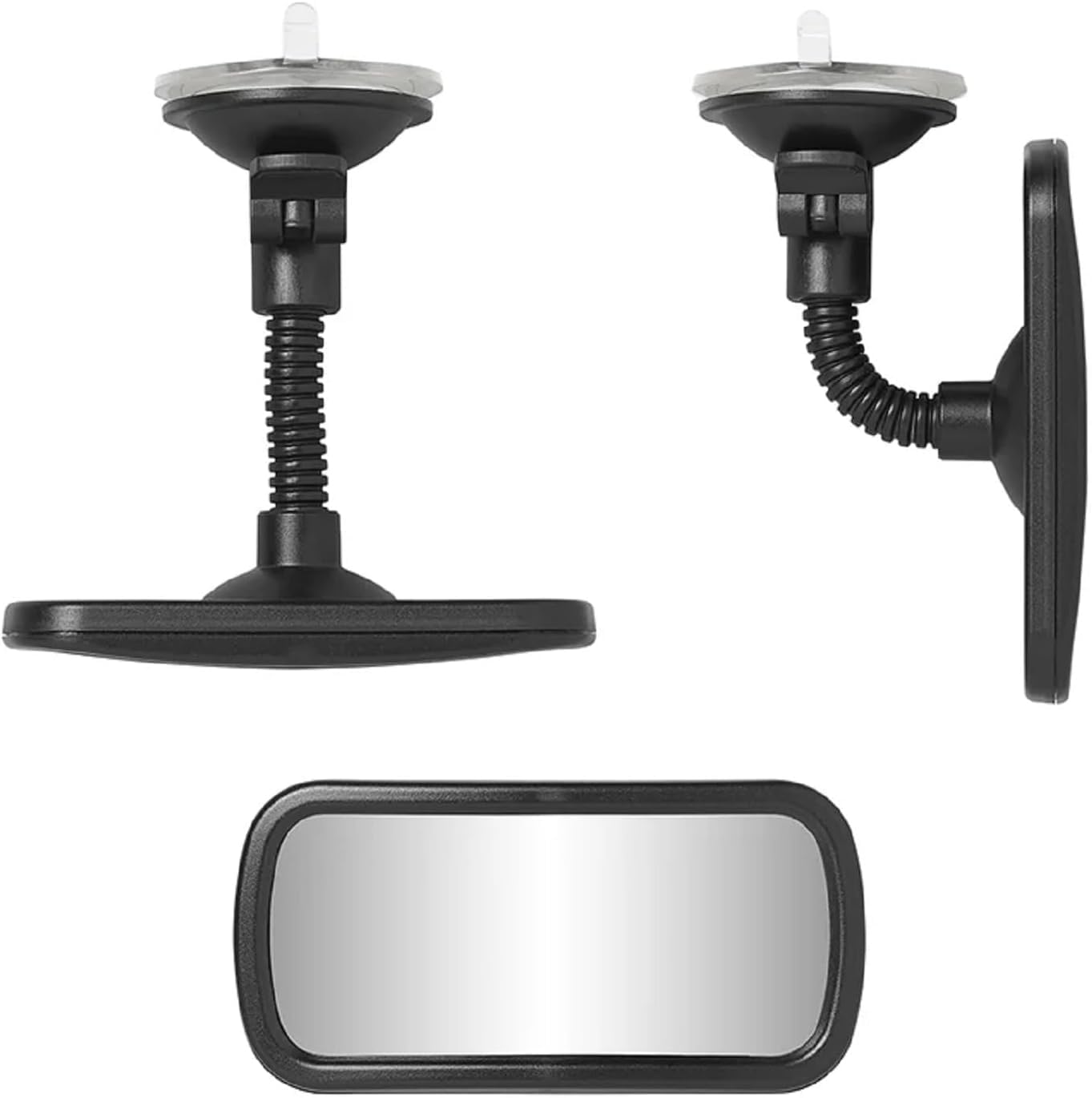 ProPlus Universale Specchietto retrovisore interno 115x55mm con braccio flessibile corto e ventosa