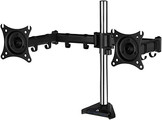 ARCTIC Z3 Pro (Gen 3) – Brazo Monitor, Triple Brazo de Soporte Monitor hasta 32″/29″ Ultrawide, hasta 10 kg por Brazo, USB Hub, Rotación 360°, Ajuste Fácil – Negro