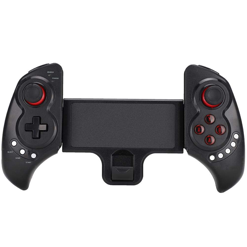 Mando de Gamepad, Mando de juegos con Bluetooth inalámbrico, Dirección sensible 360, Eje de balancín de alta precisión, para la computadora de la tableta del teléfono, Compatible con iOS y Android