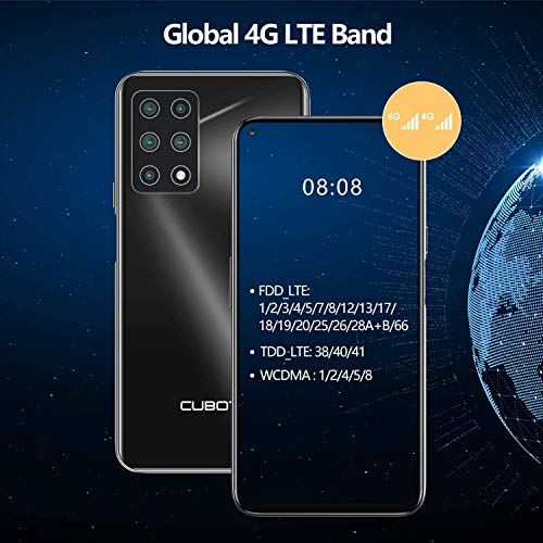 image for CUBOT X30 Unlocked Smartphone (8GB+256GB) with 6.4-Inch FHD+ Display,F