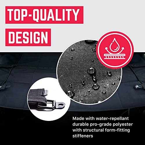 Image of GPCA Cargo Cover for Jeep Wrangler 2007-2018, JK 4-Door SoftTop /Hardtop
