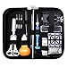 Joymy Uhrenwerkzeug Set 153tlg Uhrmacherwerkzeug Uhr Werkzeug Tasche Reparatur Set Uhrwerkzeug Gehäuse Öffner in Nylontasche Watch Tool