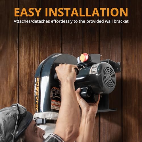POWERTEC 1HP 560 CFM Dust Collector