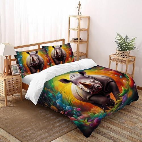 Parure de lit animaux sauvage 3D pour décorer une chambre de garçon d'ado - 2