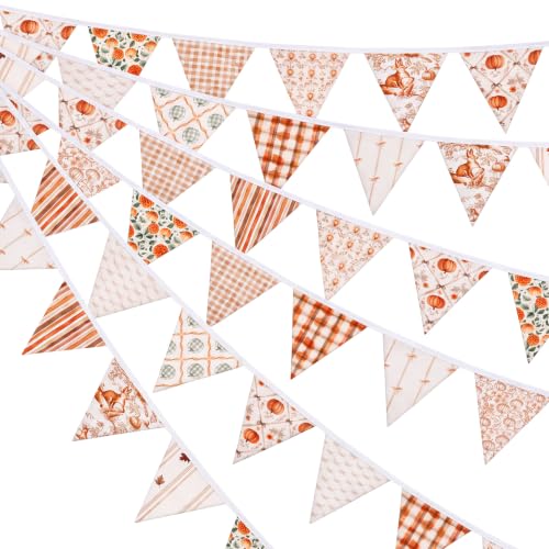 40ft Fall Decoration, Thanksgiving Bunting Pennant...