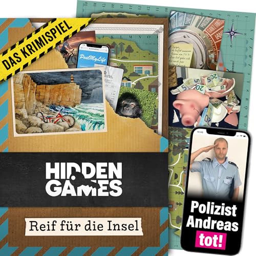 Hidden Games Tatort – Reif für die Insel – Krimispiel für Erwachsene...