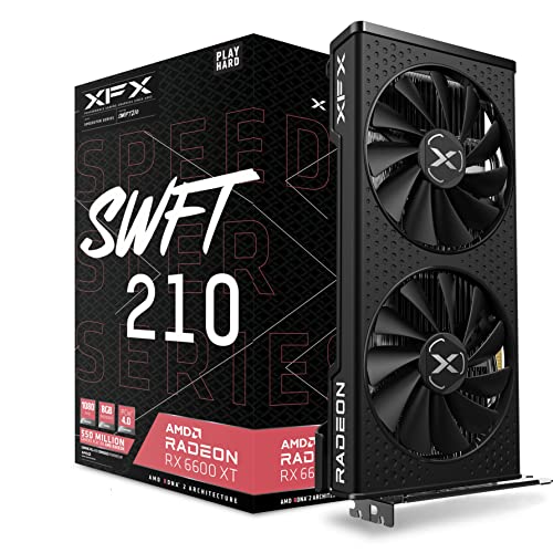 XFX Tarjeta gráfica para Juegos Speedster SWFT210 Radeon RX 6600 XT...