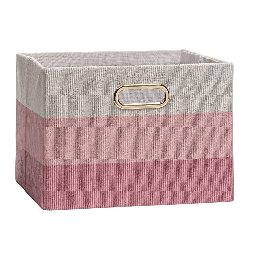 Image of Lambs & Ivy Pink Ombre Foldable/Collapsible Storage Bin/Basket