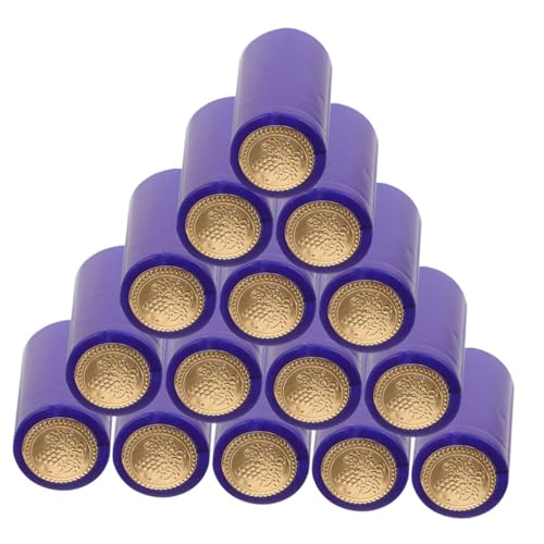 Cabilock 30pcs Wine Bottle Shrink Wrap Capsules Pvc Heat Shrink Seals for Tight Closure Height Leakproof Wine Bottle Accessories for Home Use