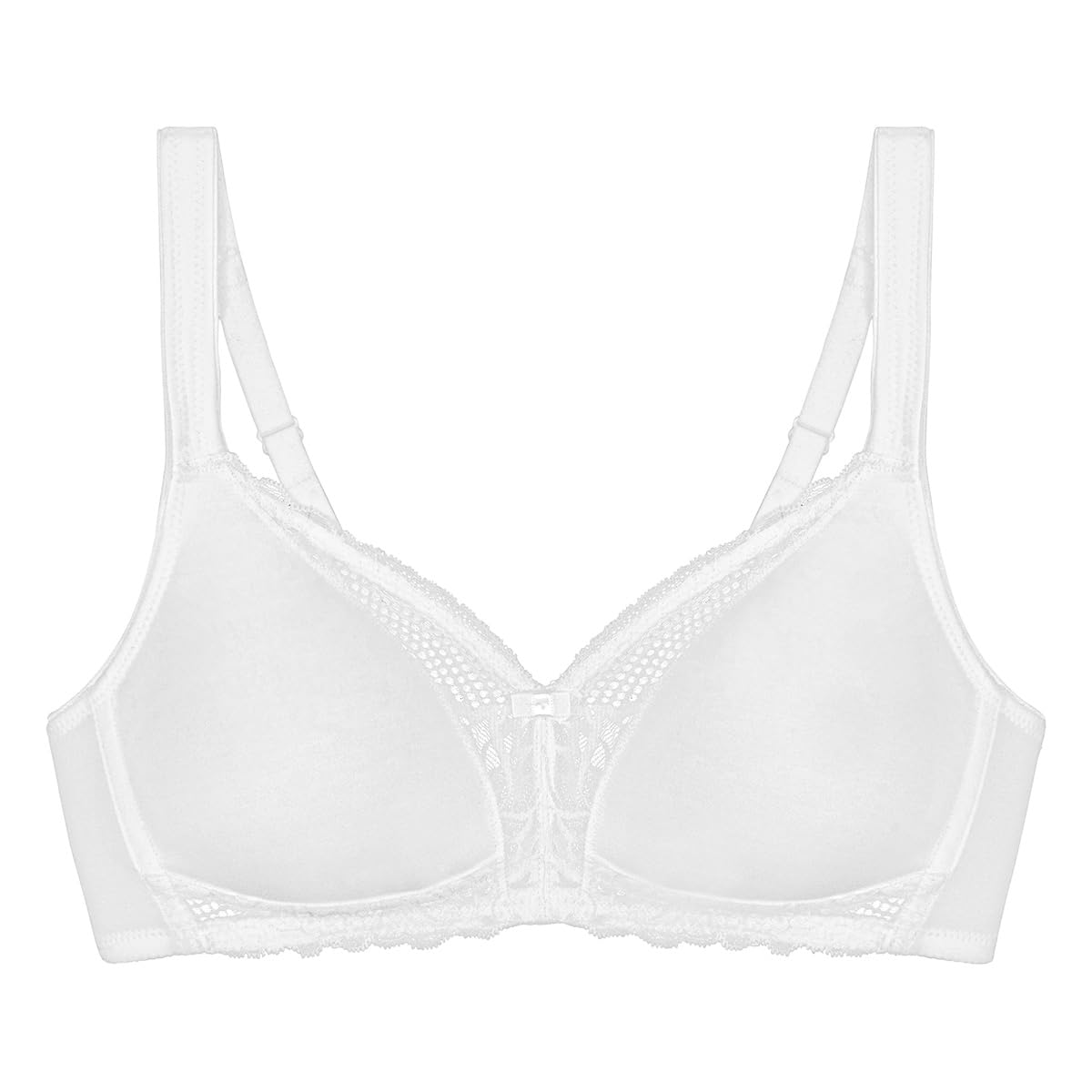 Triumph - Modern Lace + Cotton N - Damen - BH ohne Bügel - Fester Halt - mit Spitzen-Details