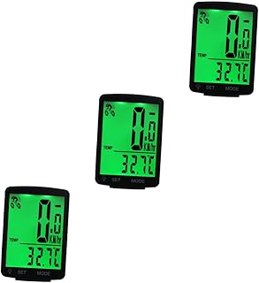 VICASKY 3Pcs Bicicleta De Exercício Bicicleta Estatica Para Ejercicios Excersize Bicicleta Bicicletas De Exercício Luz Traseira Velocímetro Tacômetro Bicicleta Computador Bicicleta