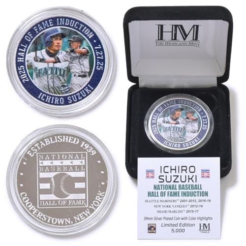 [5000]C`[ LOObY RC 2025 39mm Vo[v[gRC LO_ Ichiro Suzuki AJ싅a MLB The Highland Mint [sAi]