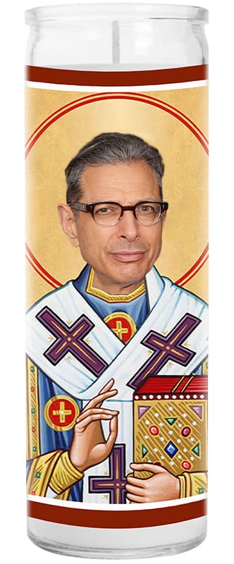 Goldblum Glass Jar Candle – Handmade Soy Wax – Unique Gift – Decorative Home Candle for Living Room or Office Deal