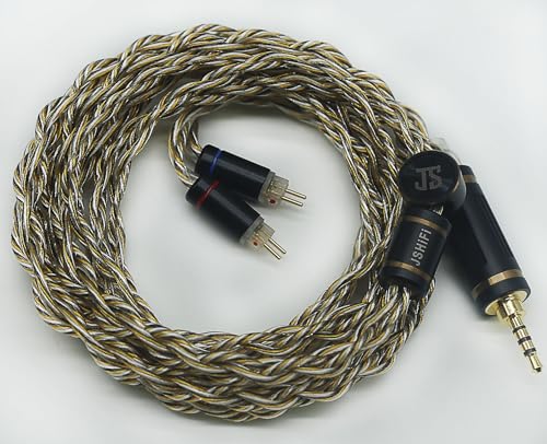 Amazon | 【JSHiFi-Jupiter】2pin2.5mmリケーブル 4芯金メッキと銀