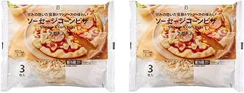 ぷれーんぴざです！ Amazon.co.jp: セブンイレブン ソーセージコーンピザ 3枚入×2袋