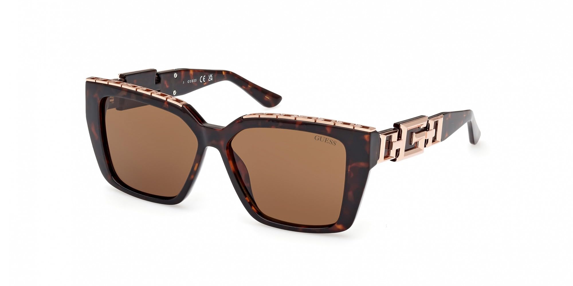Guess Unisex Brown Sunglasses, 55 Mm, Authentic Stylish Glasses With Top-Notch Service