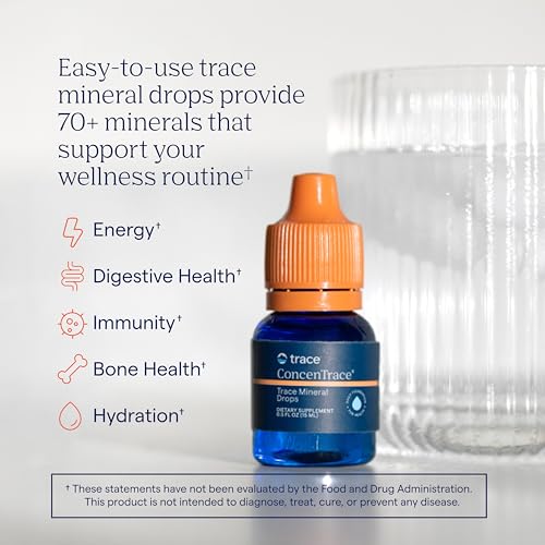 Trace Minerals ConcenTrace Trace Mineral Drops | Supports Energy, Digestion, Bone Health & Hydration, 70+ Ionic Trace Minerals w/Magnesium, Chloride & Potassium | Keto, Vegan & Non-GMO - Image 4