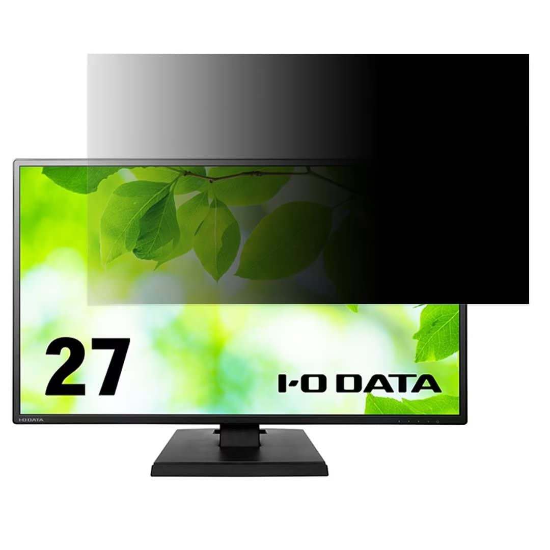 IODATA LCD-AH271ED-Bシリーズ 向けの 27インチ 16:9 覗き見防止 フィルター プライバシーフィルター パソコンPC モニター 液晶保護フィルム ブルーライトカット 反射防止 パソコン セキュリティーのぞき見防止 両面使用可能 反射防止 着脱簡単 JPフィルム専門製造所