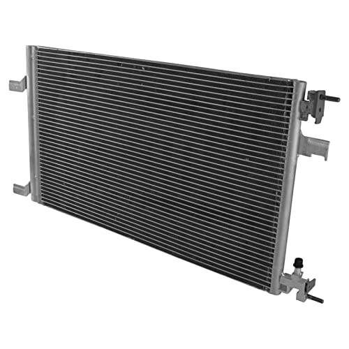 Image of TRQ A /C Condenser & Receiver Drier Assembly for 10-16 Buick LaCrosse 11-17 Regal 12-17 Verano 16-18 Cascada 13-19 Cadillac XTS 11-16 Chevrolet Cruze 14-20 Impala