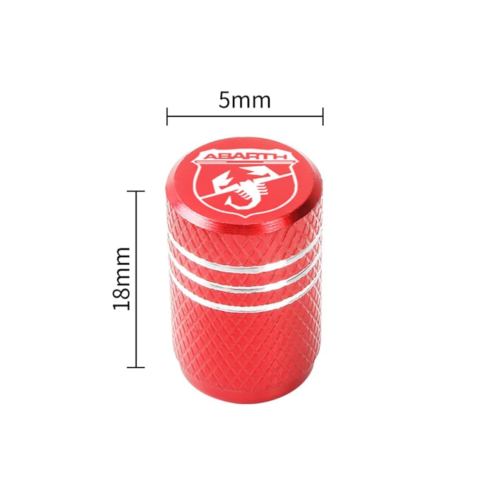 Tappi Valvole Pneumatici Per Auto - Set Di 4 Pezzi In Metallo Per Peugeot 2008, 3008, 206, 208 E Altri Modelli