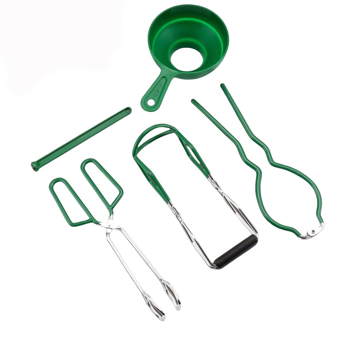 Marmite en acier inoxydable de 20l, kit de démarrage pour débutants avec support, pinces, lève-bocaux. Fonctionne sur toutes les cuisinières, y compris l'induction, le gaz (Bocs non inclus-vert)