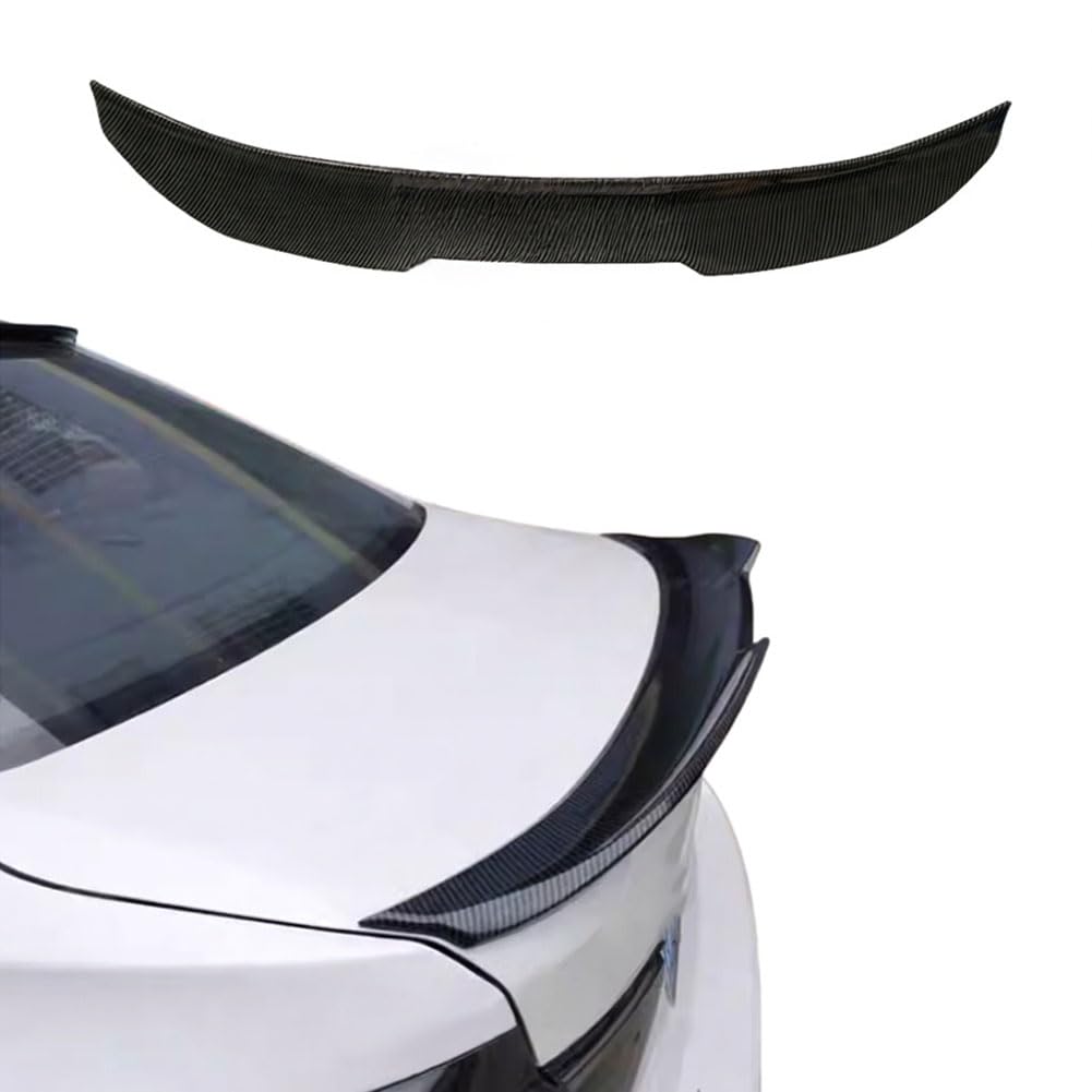 Kompatibel für BMW 3 Series E92 Coupé PSM 328i/335i 2006–2013, Auto-Heckspoiler, Festem Windabweiser, Hinteren Kofferraum-Dach-Sport-Splitter,Black