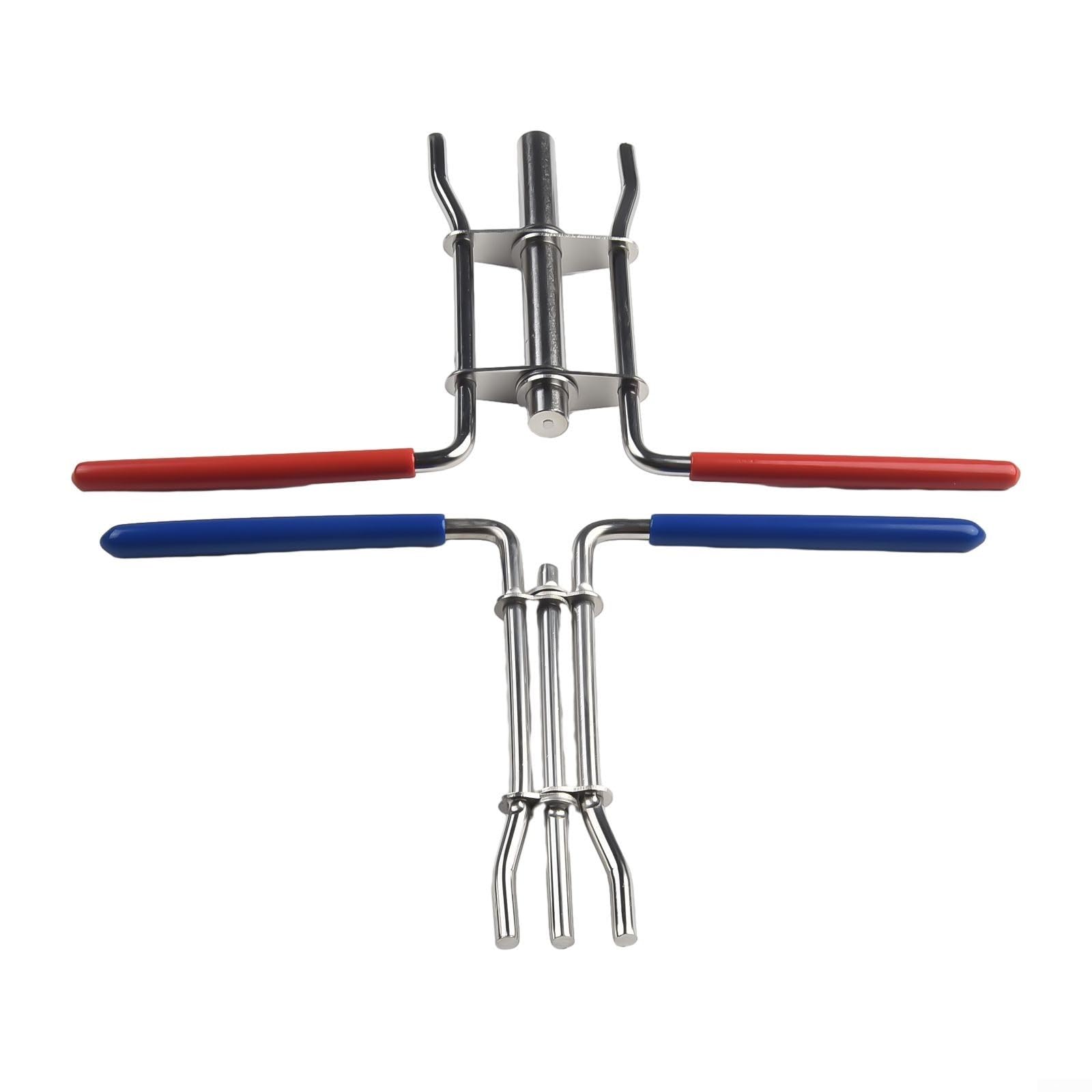 Kit di strumenti per l'installazione di guarnizioni per cilindro idraulico, set di 3 driver a U in acciaio inossidabile con maniglie in gomma per skid caricatore marino automobilistico