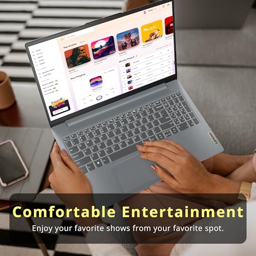 Image of Lenovo IdeaPad Slim 3i Laptop, 15.6 inch FHD Display, Intel Core i3-N305, 8GB LPDDR5, 288GB Storage (128GB UFS+160GB Docking Station Set), Intel UHD Graphics, Num Pad, Wi-Fi 6, Windows 11 Pro, Arctic Grey
