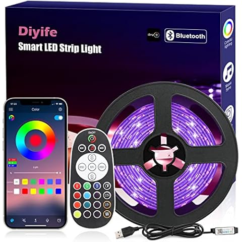 Diyife Inteligente Tira RGB con Control Remoto Cover