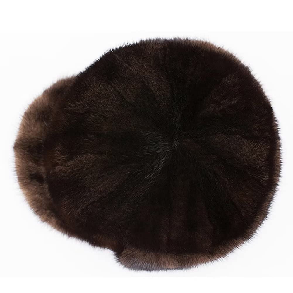 Gorra de Béisbol de Invierno para Hombre al Aire Libre con Visera, Sombrero Cálido con Orejeras,Sombrero de Caza,Sombrero Cálido Ruso,Sombrero de Aviador para Mujer