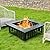 EcoNook 32 inch Fire Pit, Square Outdoor Fire Pit Table with Spark Screen & Fire Poker, 3-in-1 Multipurpose Firepits for Outside, Fireplace for Yard, Garden, Patio