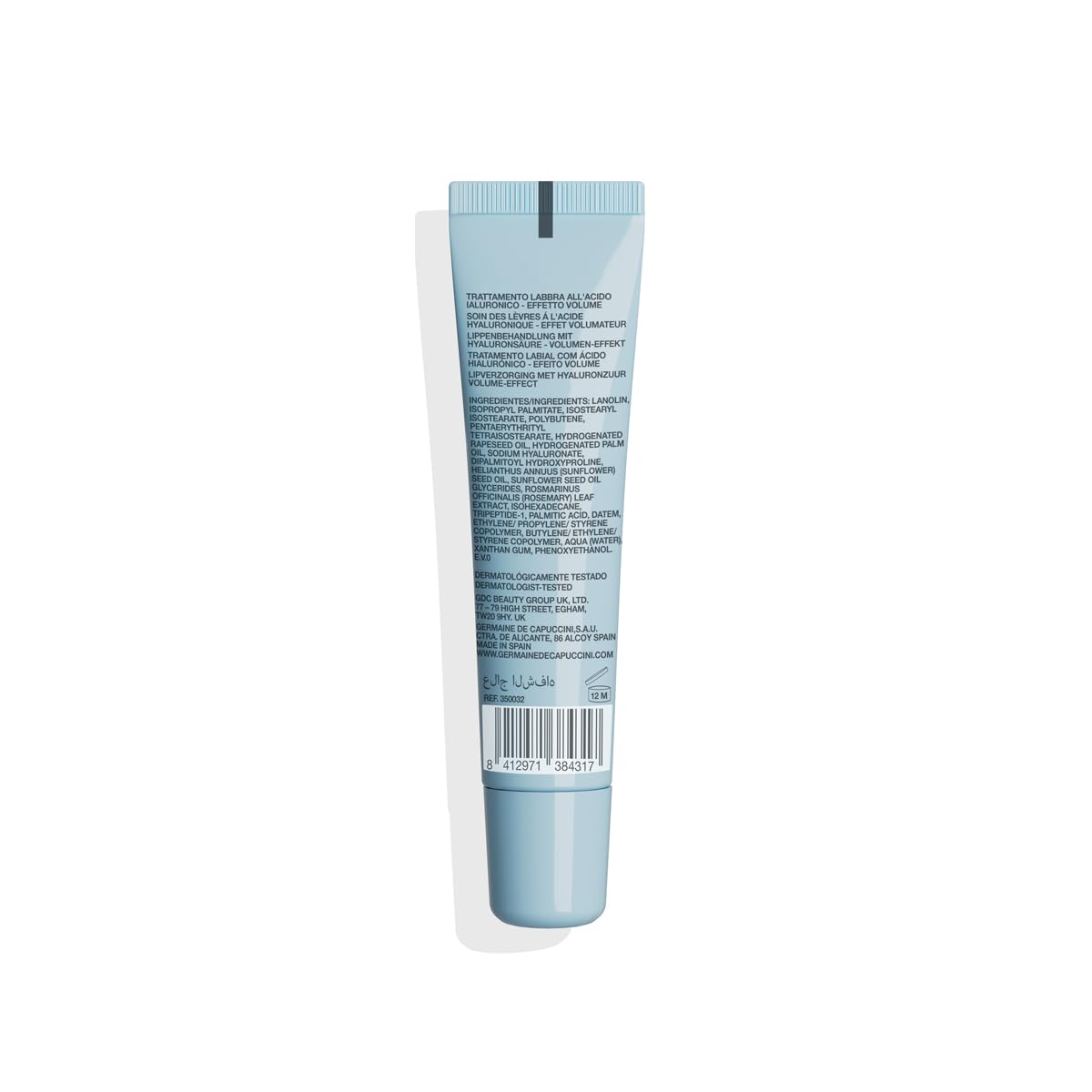 Germaine de Capuccini - Timexpert Hydraluronic - Tratamiento de Labios con Ácido Hialurónico - Bálsamo Labial de Textura Oleosa con Efecto Volumen - 15 ml
