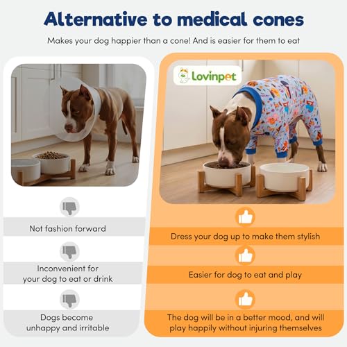 Pijama para Perros Grandes LovinPet, Tela Ligera Extensible miniatura 6