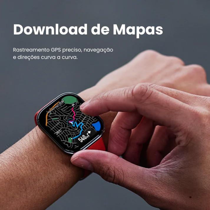 Amazfit Bip 6 Smart Watch 46mm, 14 Day Battery, 1.97" AMOLED Display, GPS & Free Maps, AI, Bluetooth Call & Text, Health, Fitness & Sleep Tracker, 140+ Workout Modes, 5 ATM Water-Resistance, Stone