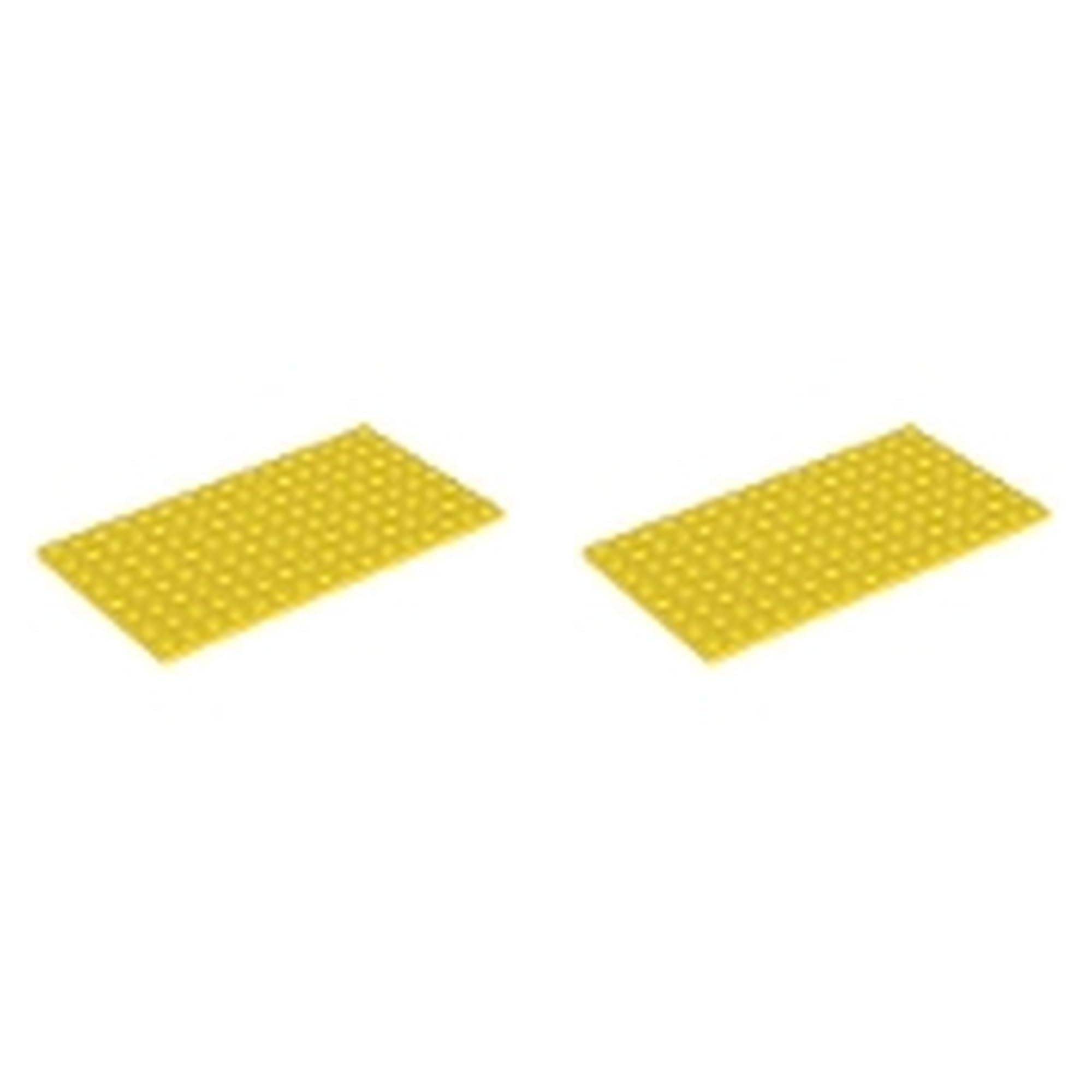 LEGO Plate 8 x 16, Part 92438 (Yellow, 5, count)