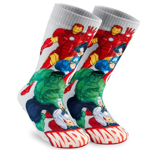 Ya en mundofriki.es: Marvel Calcetines Antideslizantes Hombre y Adolescentes, Calcetines Pantuflas con Forro Sherpa, 38-44 EU, Regalos Hombre (Gris Aop)
