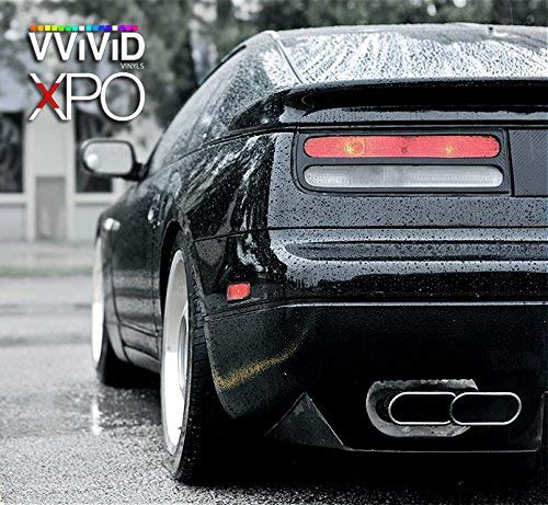 image for Black High Gloss Realistic Paint-Like Microfinish Vinyl Wrap Roll with