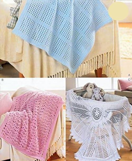 Sirdar Snuggly DK Baby Shawl Blanket Crochet Pattern 1299