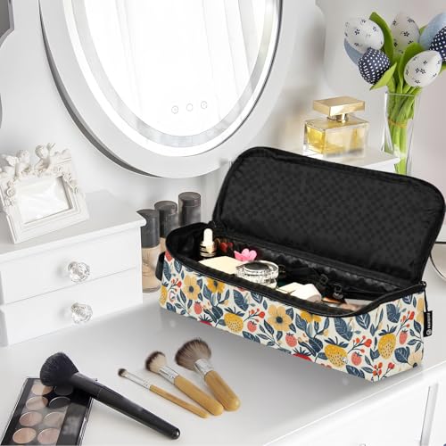 Bolsa de viaje resistente al calor Trendy Summer Marble para planchas y rizadores de cabello, organizador portátil para accesorios de cuidado capilar miniatura 7