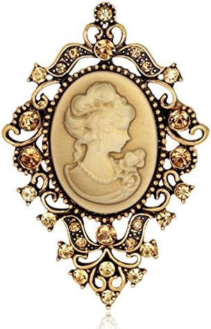 Victorian Black Velvet Lace Cameo Choker Gothic Lady Cameo Necklace Gift for Her